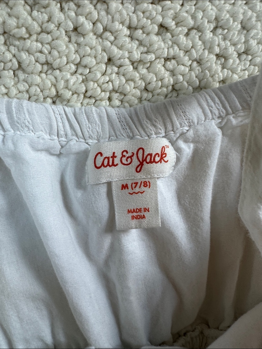 White Eyelet Maxi Dress for Kids - Lightweight Summer Dress size 7/8 - Picture 2 of 6